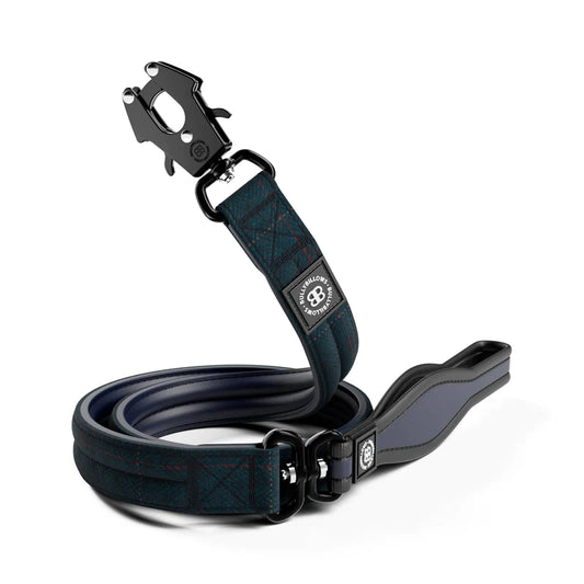 BullyBillows 1.2m Mini Combat Lead - Tweed Midnight Blue