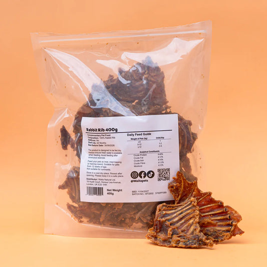 Waita Air Dried Rabbit Rib 400g