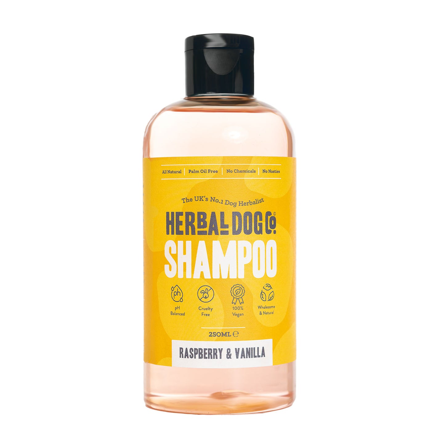 Herbal Dog Shampoo Rasp & Vanilla 250ml
