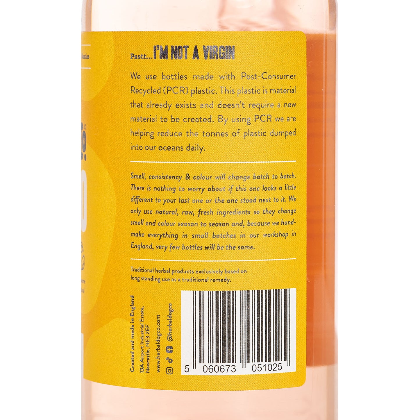 Herbal Dog Shampoo Rasp & Vanilla 250ml