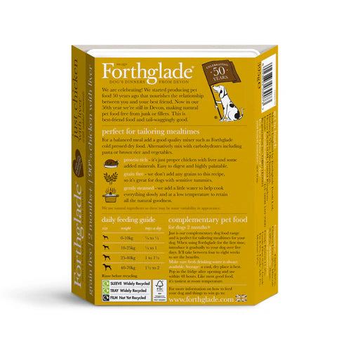 Forthglade Just Chicken with Liver Grain Free 395g