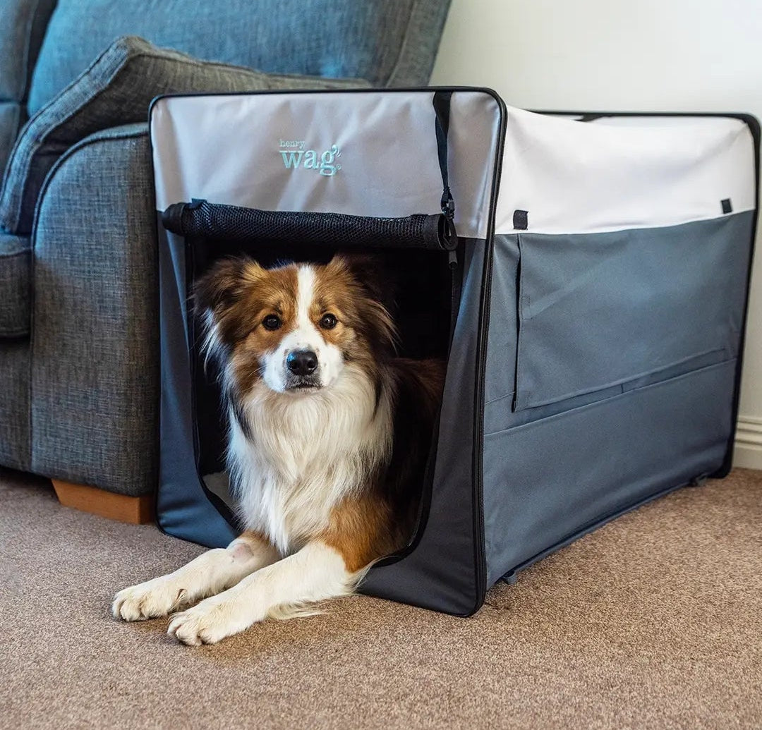 Henry Wag Folding Fabric Travel Crate