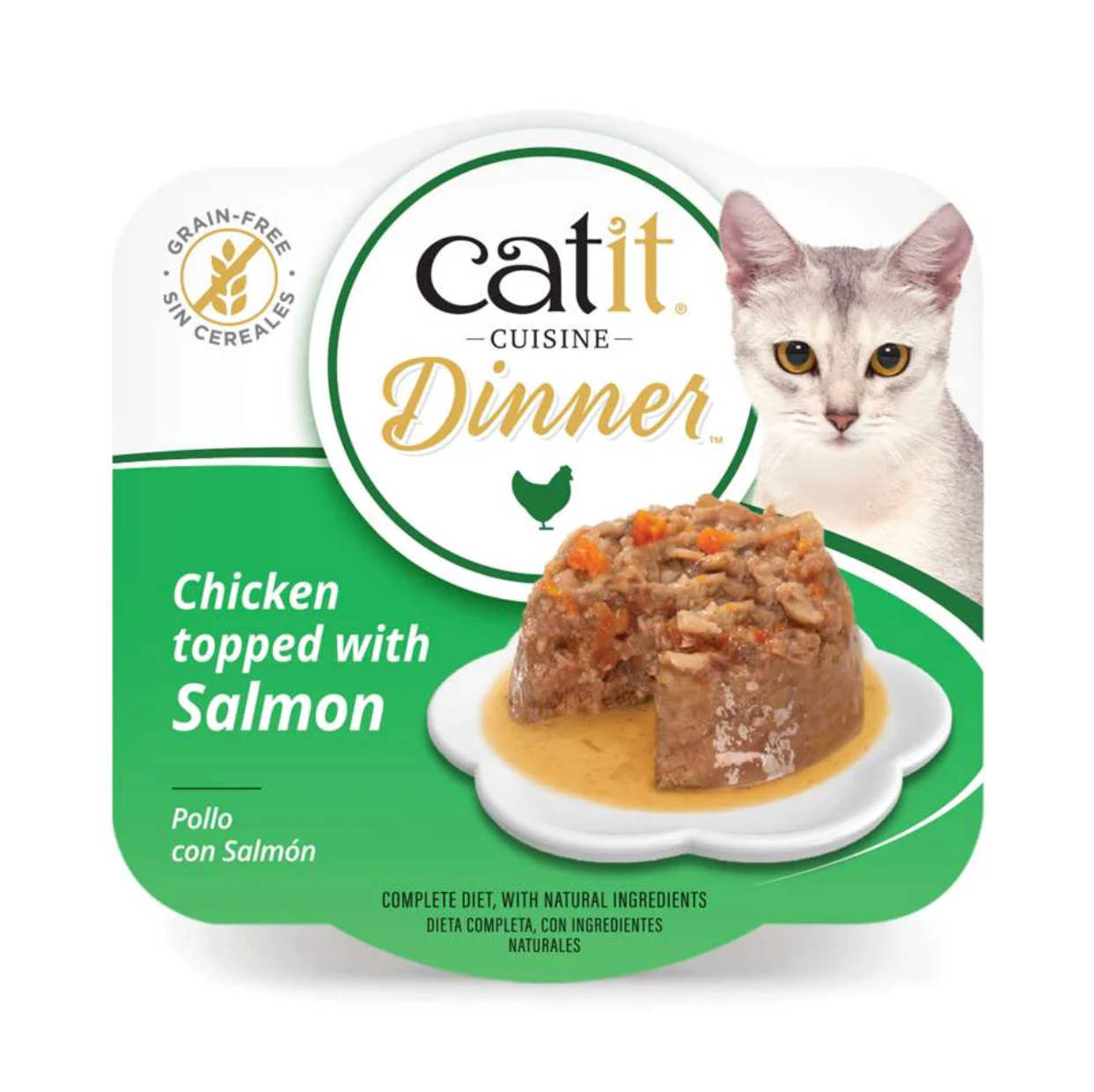 Catit Chicken Dinner with Salmon 75g