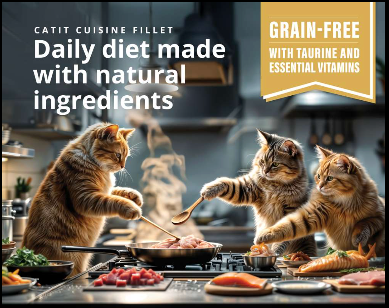 Catit Chicken Fillet with Salmon 75g