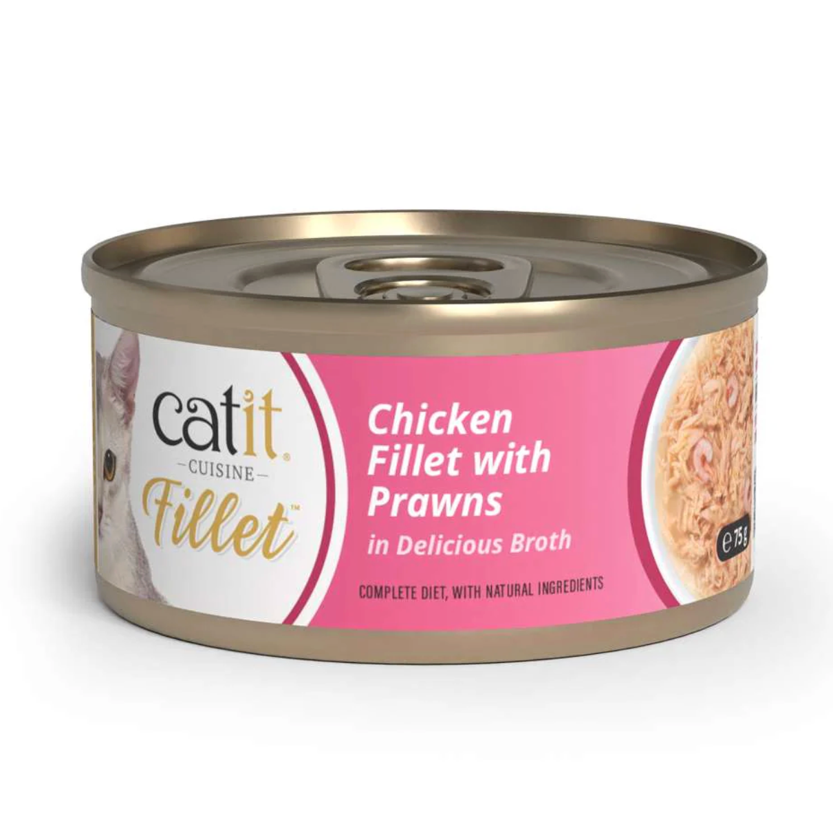Catit Chicken Fillet with Prawns 75g