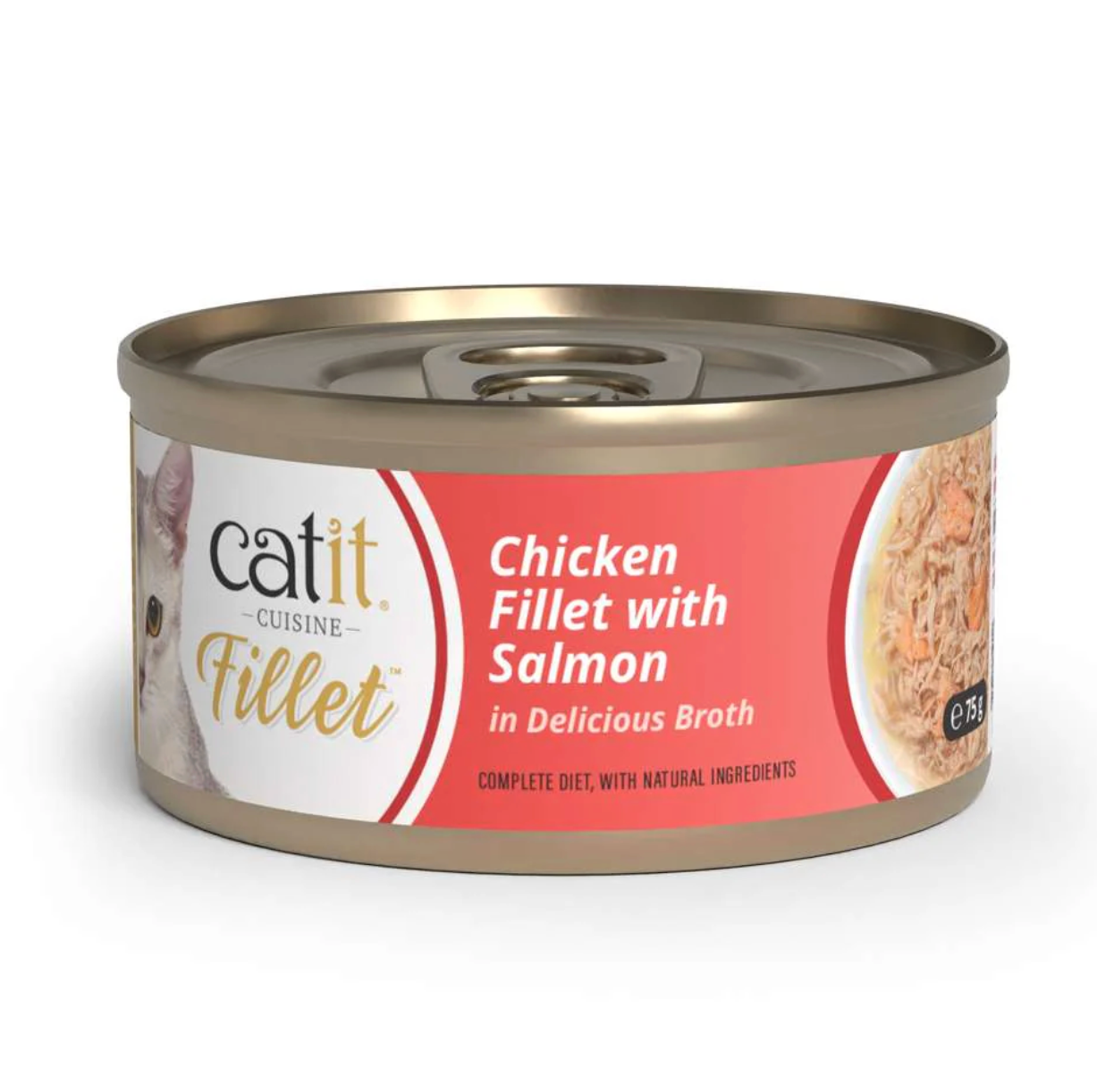 Catit Chicken Fillet with Salmon 75g