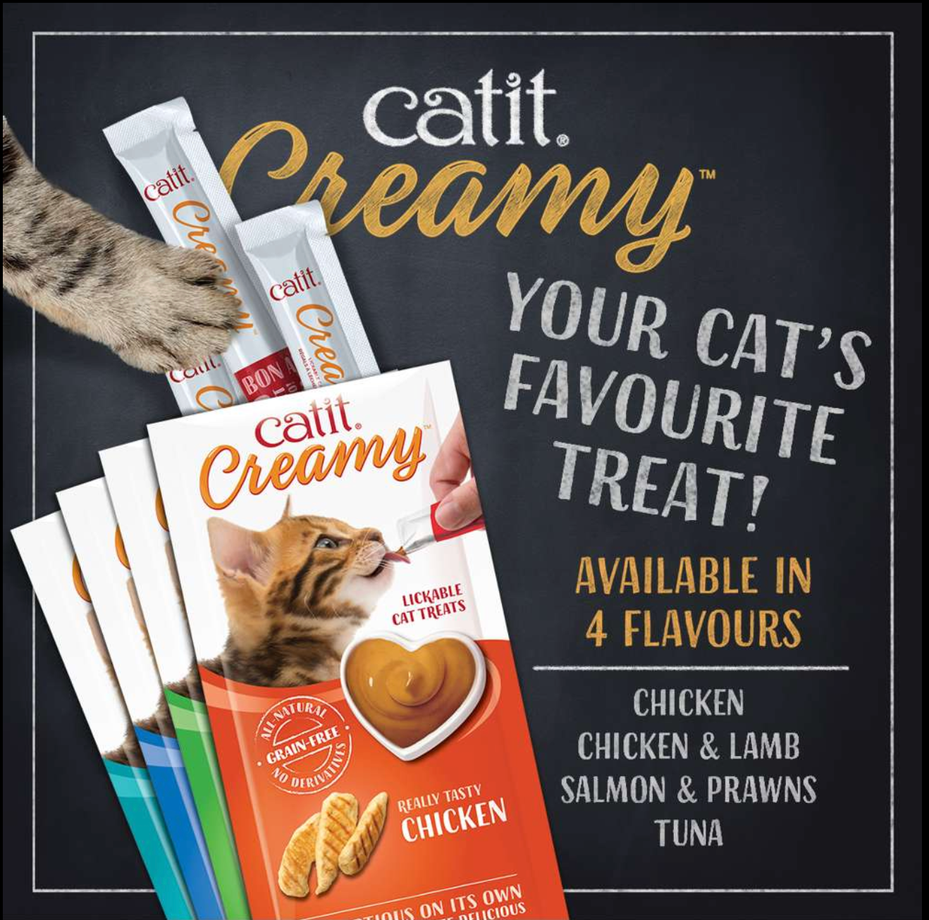 Catit Creamy Lickable Mega Mix 50x10g