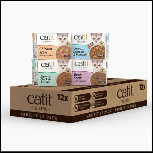 Catit Cuisine Hearty Stews Variety 12Pk