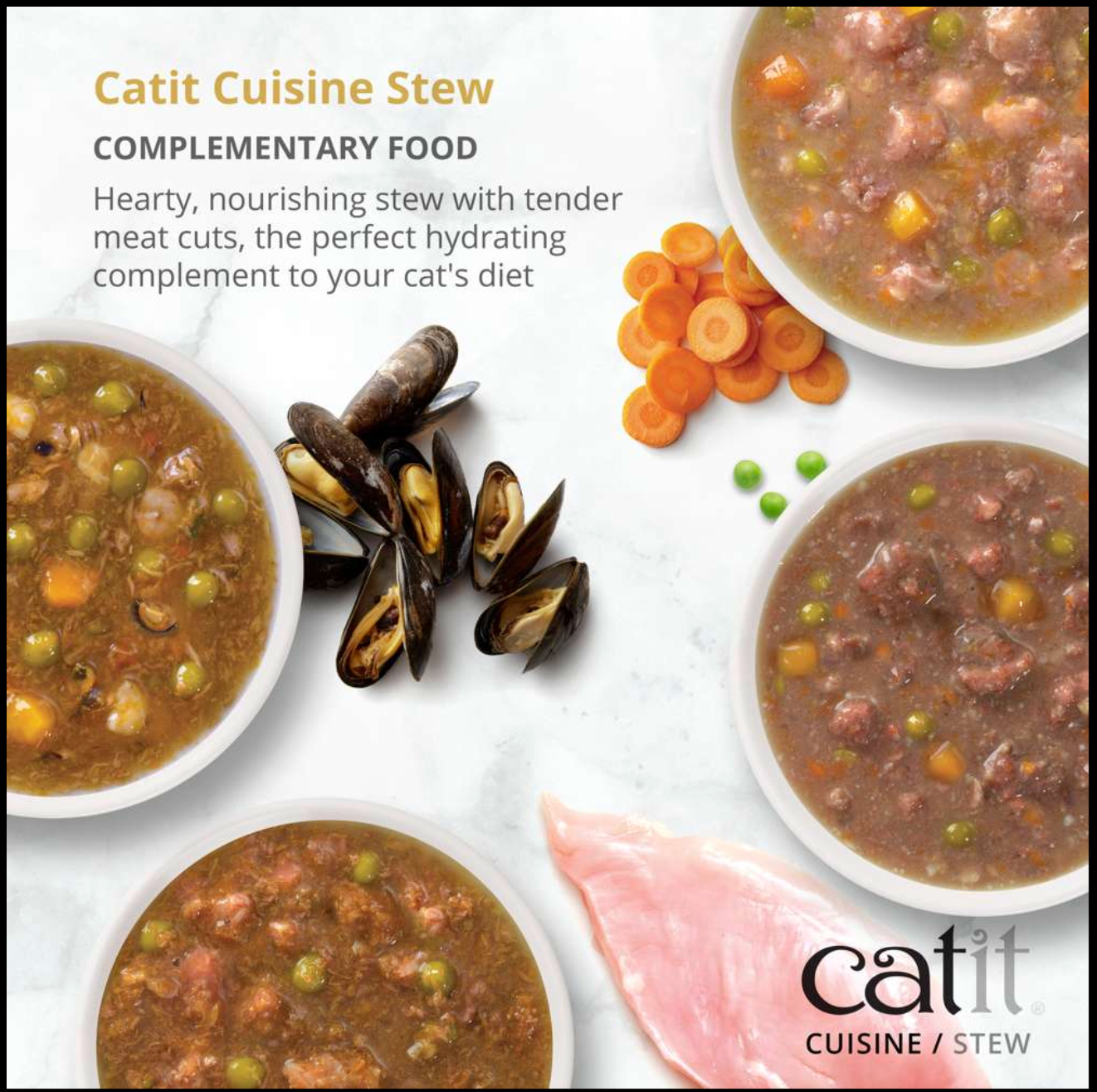 Catit Cuisine Hearty Stews Variety 12Pk