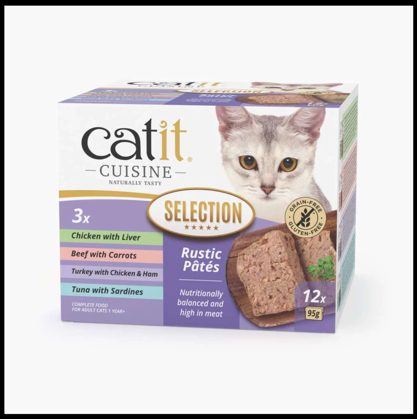 Catit Cuisine Rustic Pates Variety 12Pk