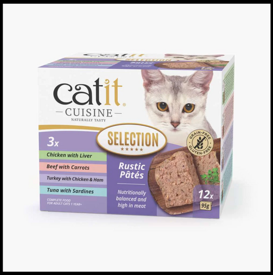 Catit Cuisine Rustic Pates Variety 12Pk