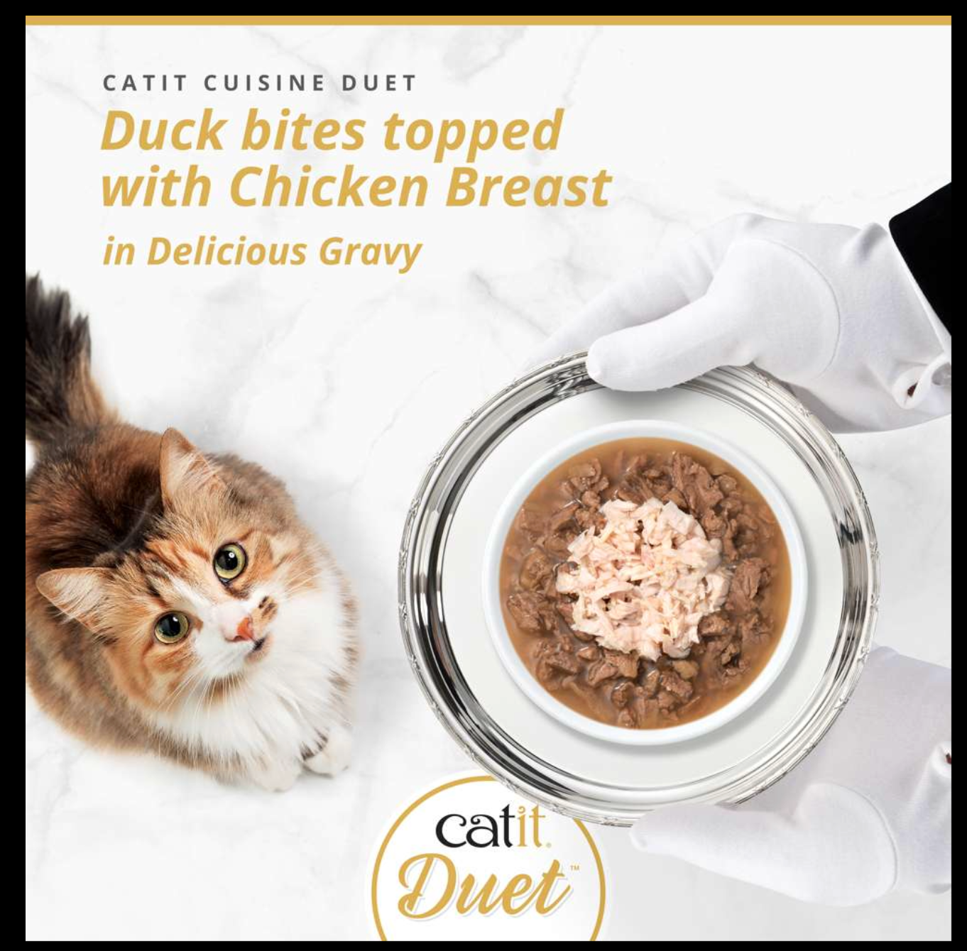 Catit Duet Duck with Chicken 75g