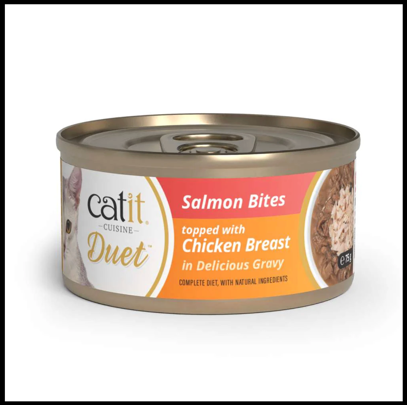 Catit Duet Salmon with Chicken 75g
