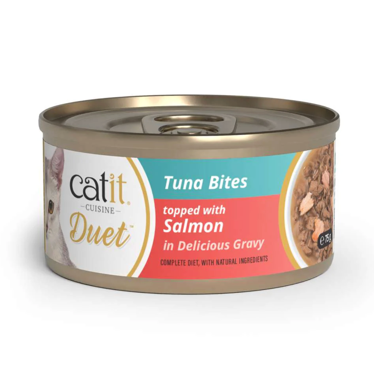 Catit Duet Tuna with Salmon 75g