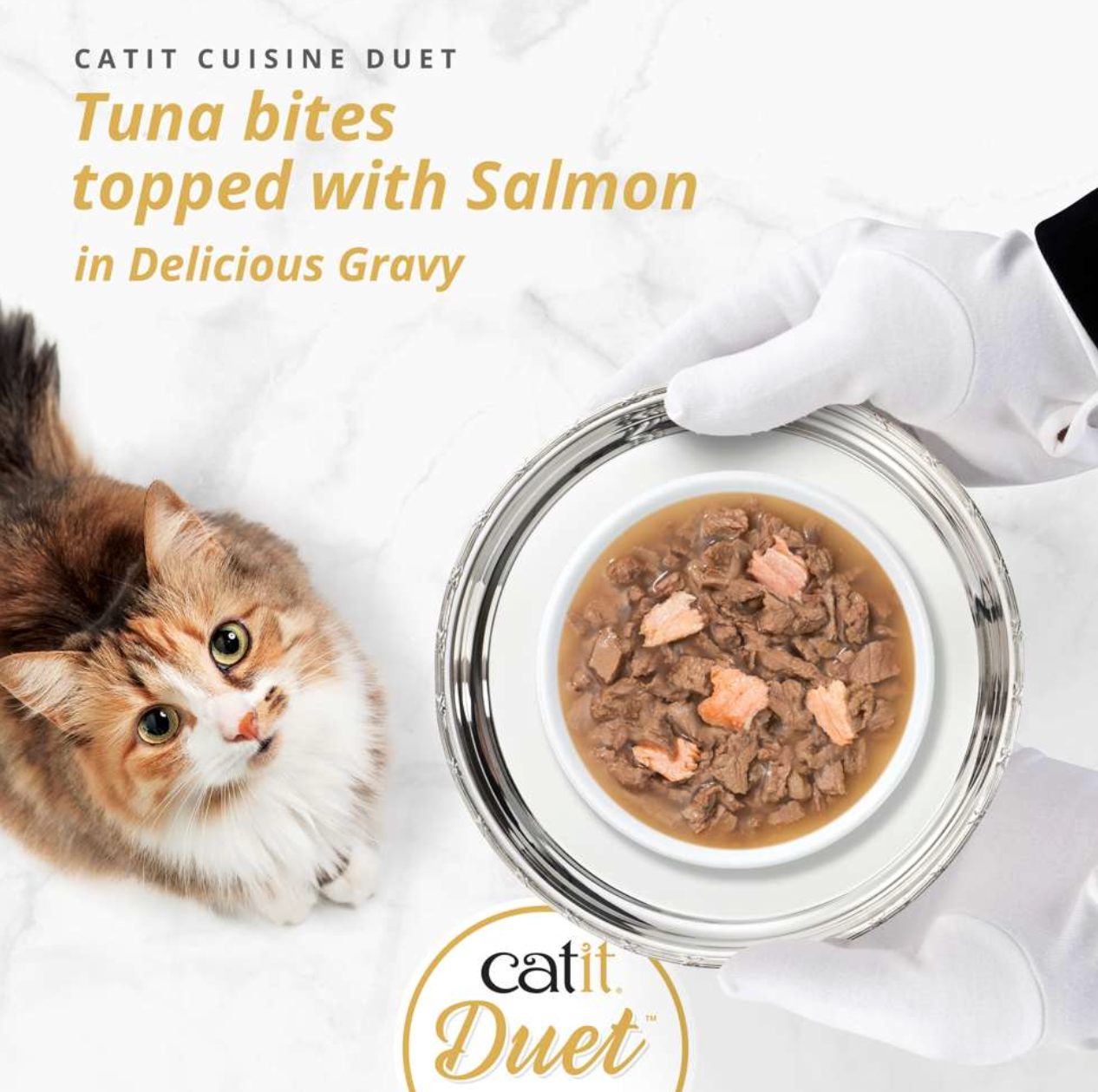 Catit Duet Tuna with Salmon 75g