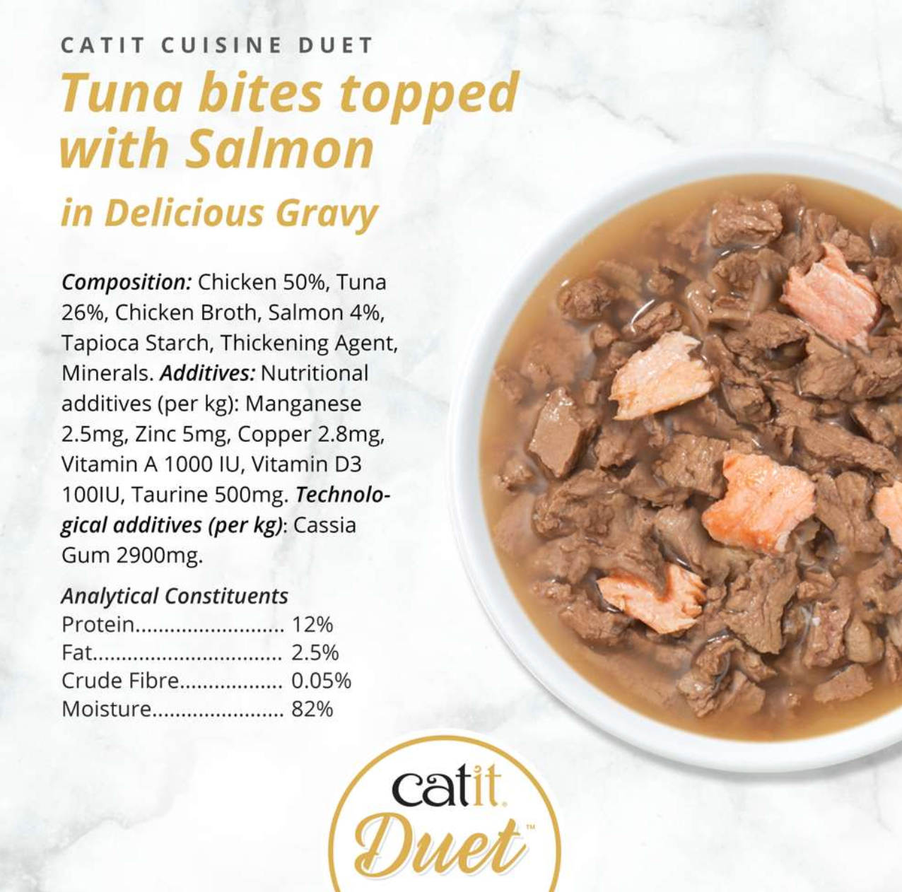 Catit Duet Tuna with Salmon 75g