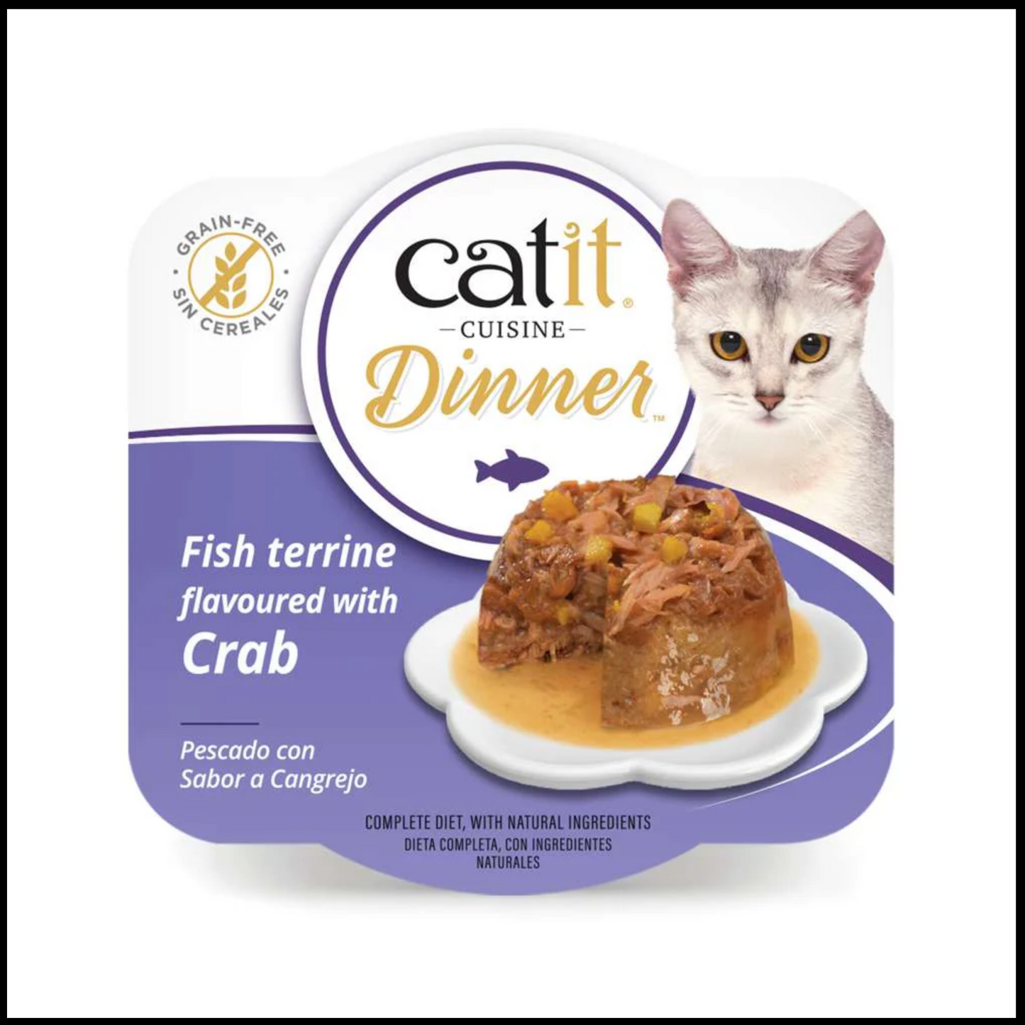 Catit Fish Dinner with Crab 75g