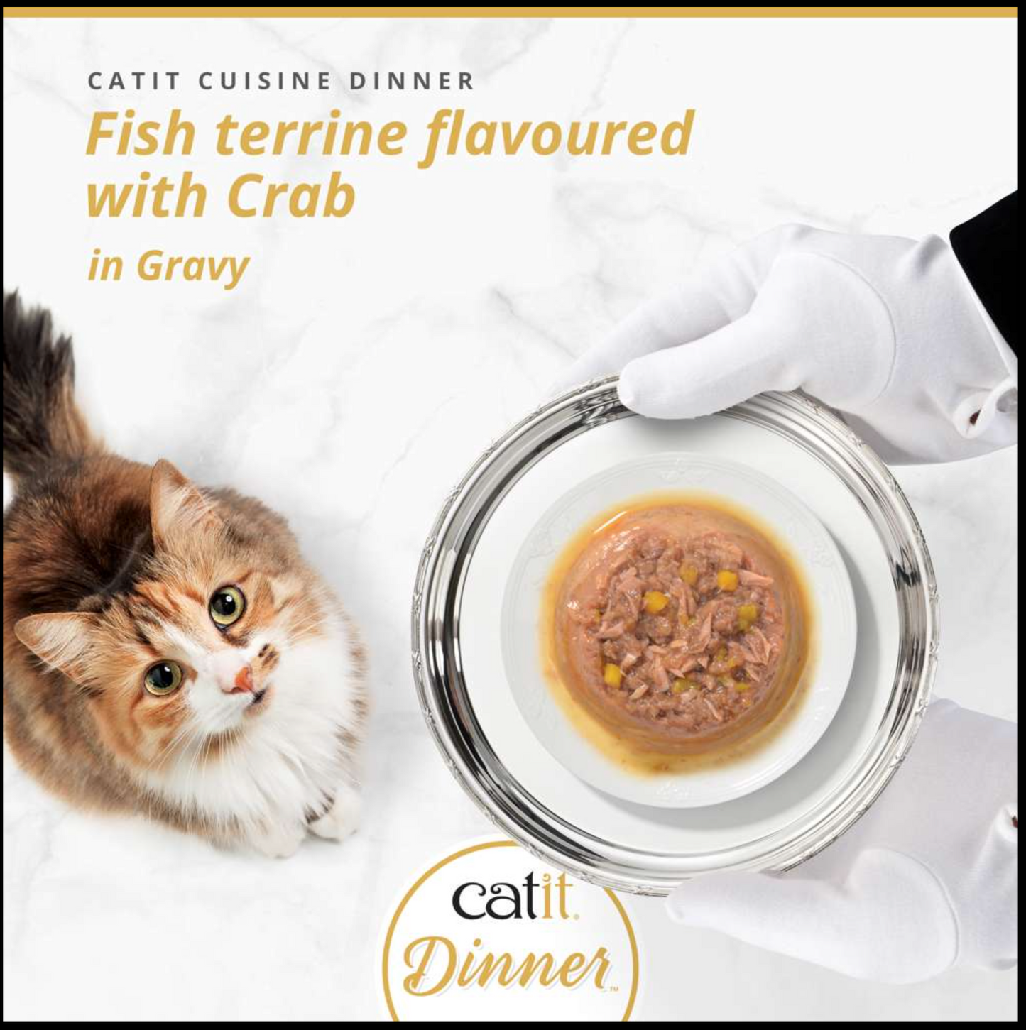 Catit Fish Dinner with Crab 75g
