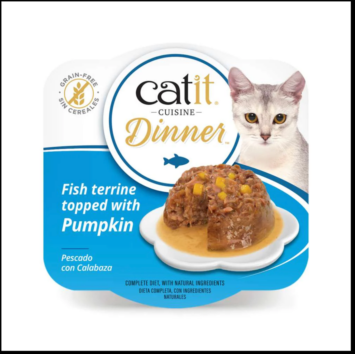 Catit Fish Dinner with Pumpkin 75g