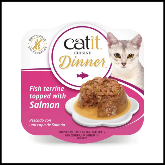 Catit Fish Dinner with Salmon 75g