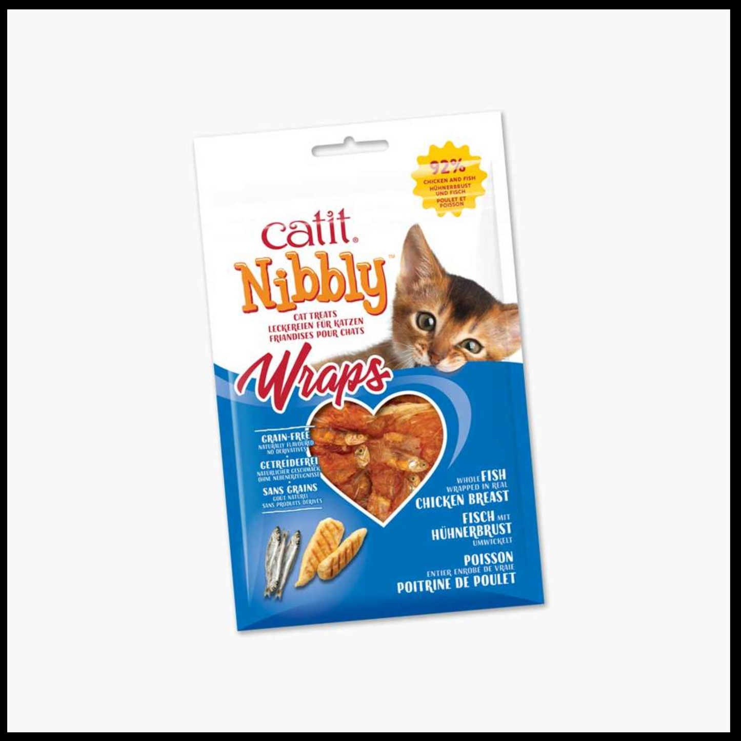 Catit Nibbly Wraps Chicken and Fish 30g