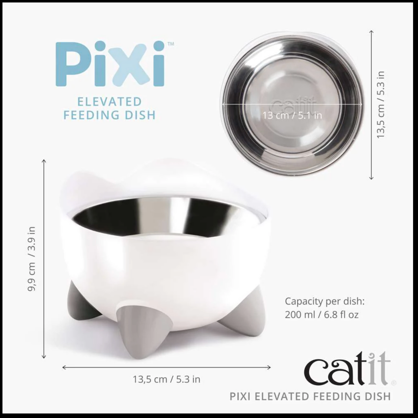 Catit Pixi Elevated Feeding Dish