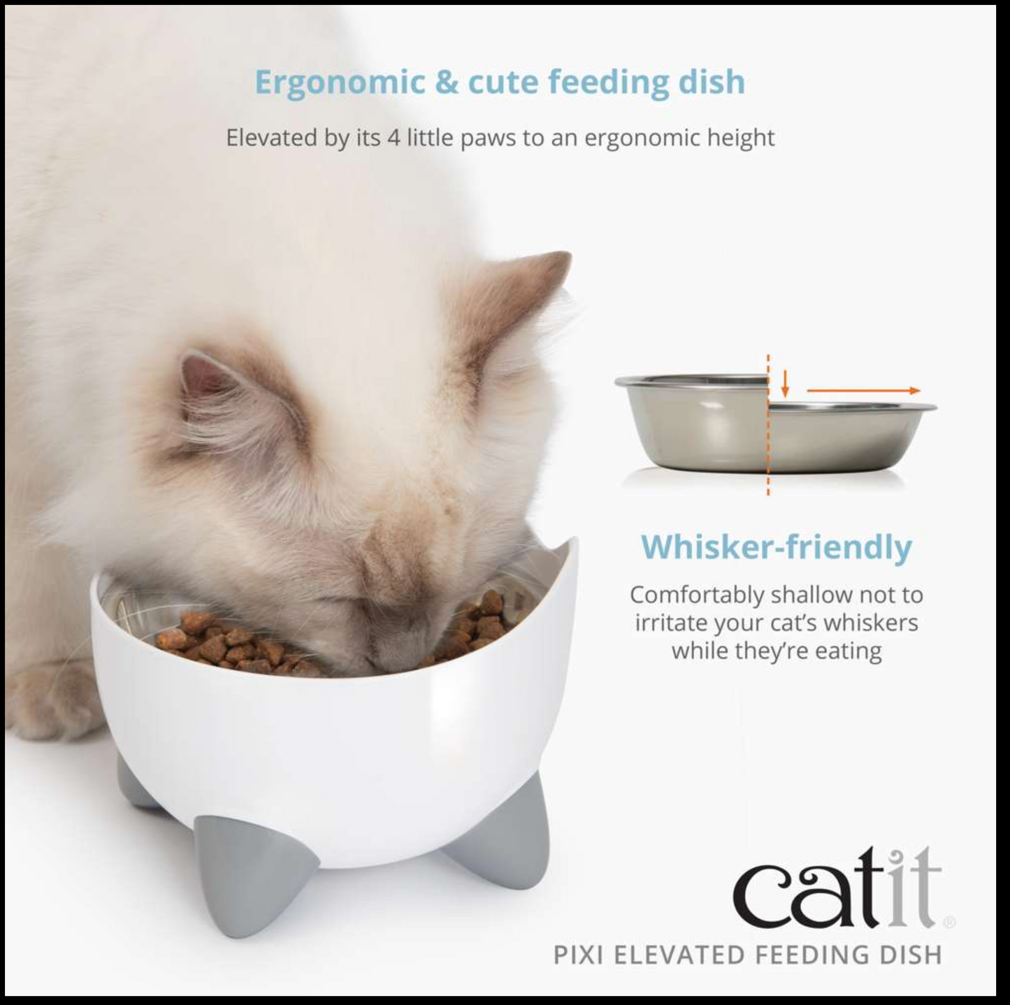 Catit Pixi Elevated Feeding Dish