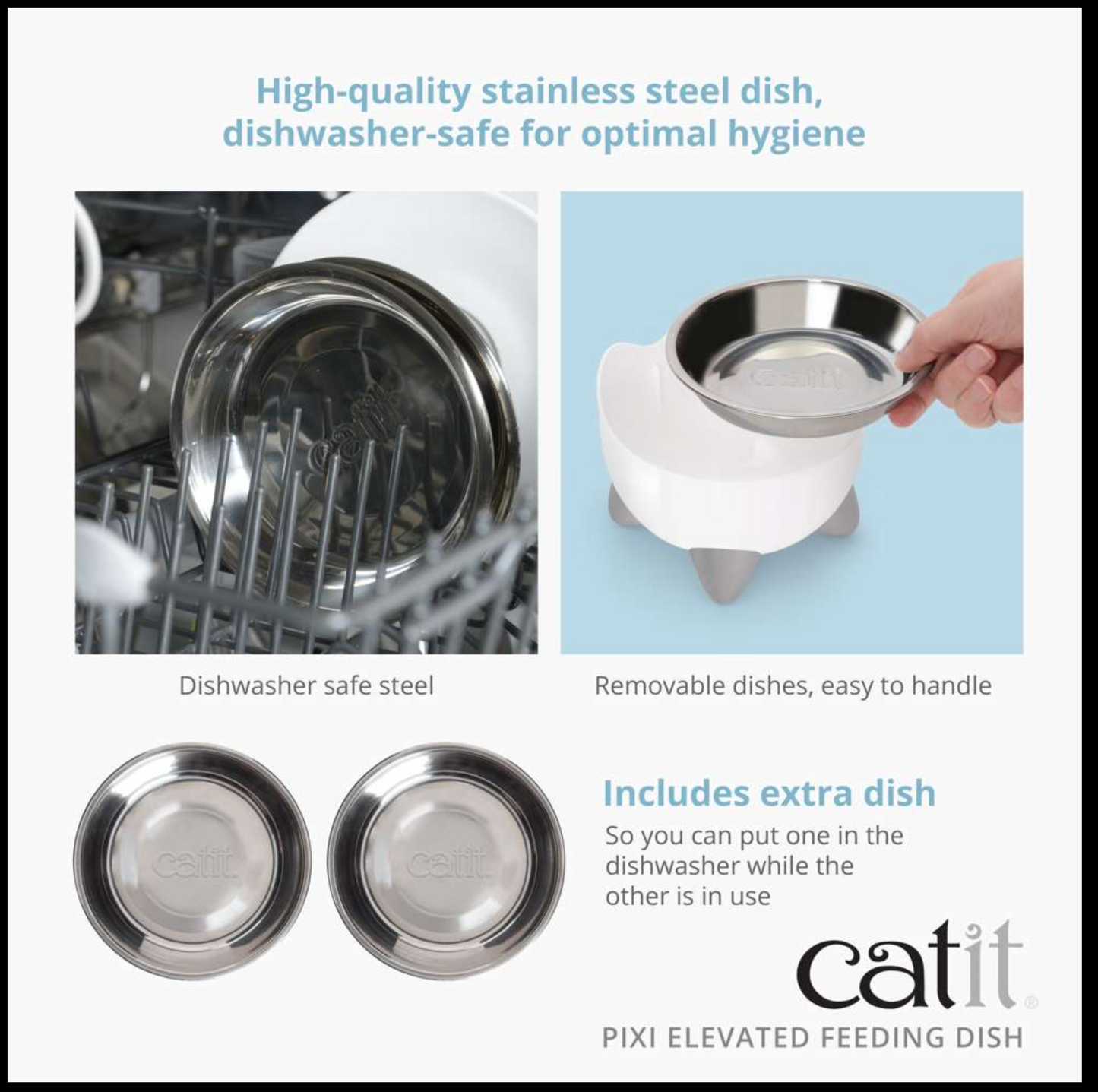 Catit Pixi Elevated Feeding Dish