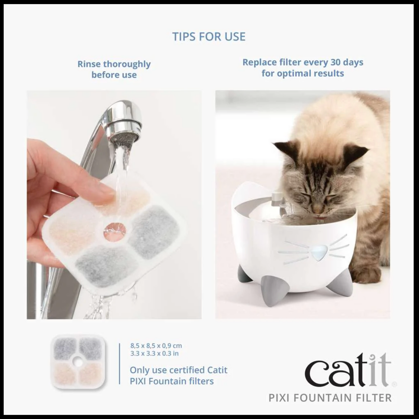 Catit PIXI Fountain Cartridge - 3 pack