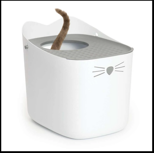 Catit Pixi Litter Box Grey
