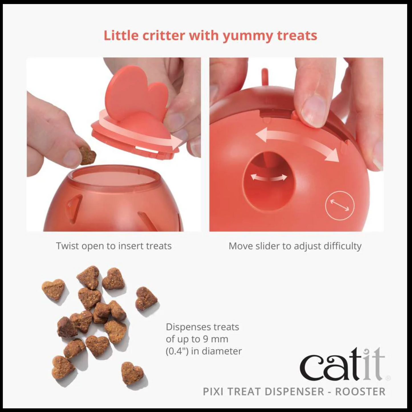 Catit Pixi Treat Dispenser Rooster