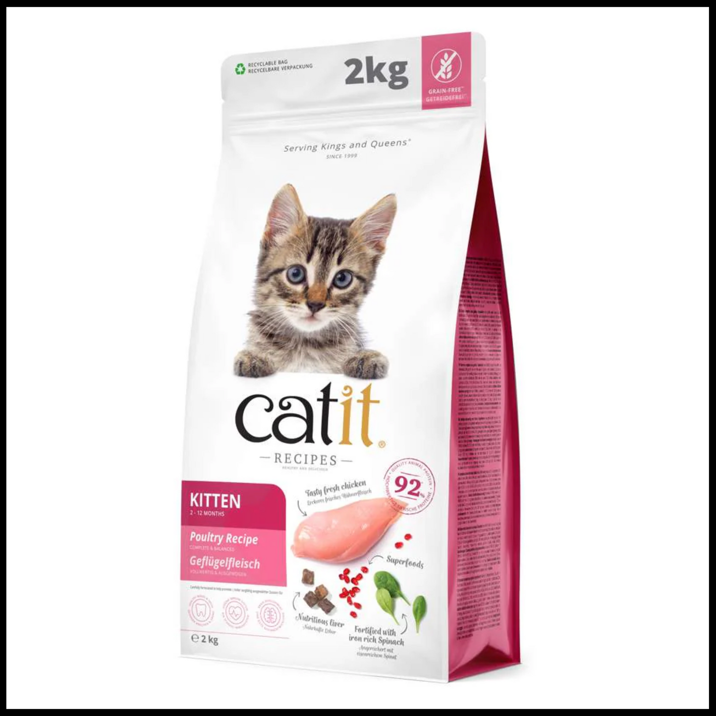 Catit Recipes Dry Kitten 2kg