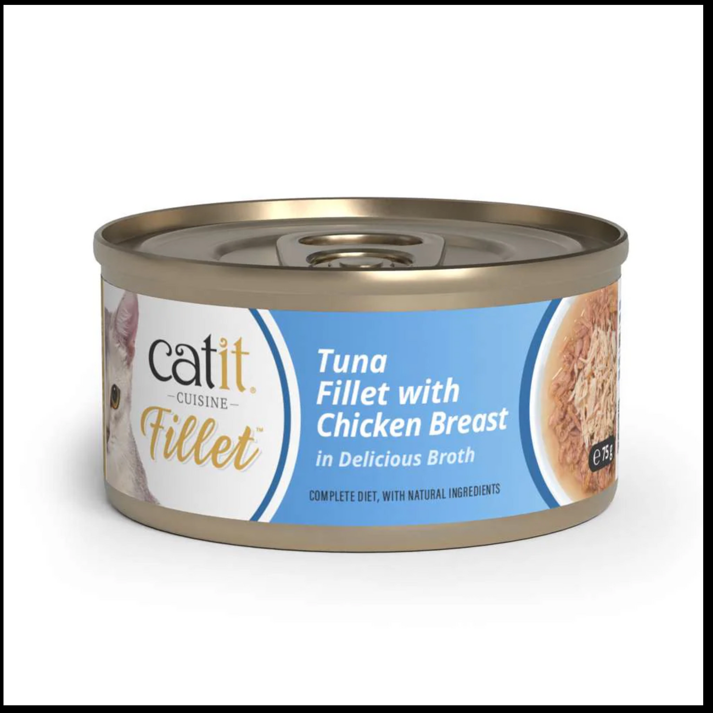 Catit Tuna Fillet with Chicken 75g