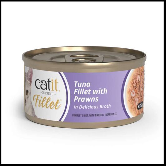 Catit Tuna Fillet with Prawns 75g