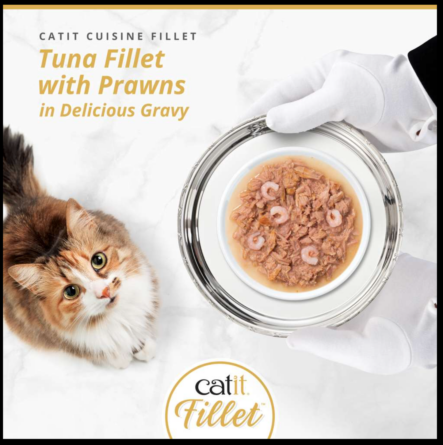 Catit Tuna Fillet with Prawns 75g