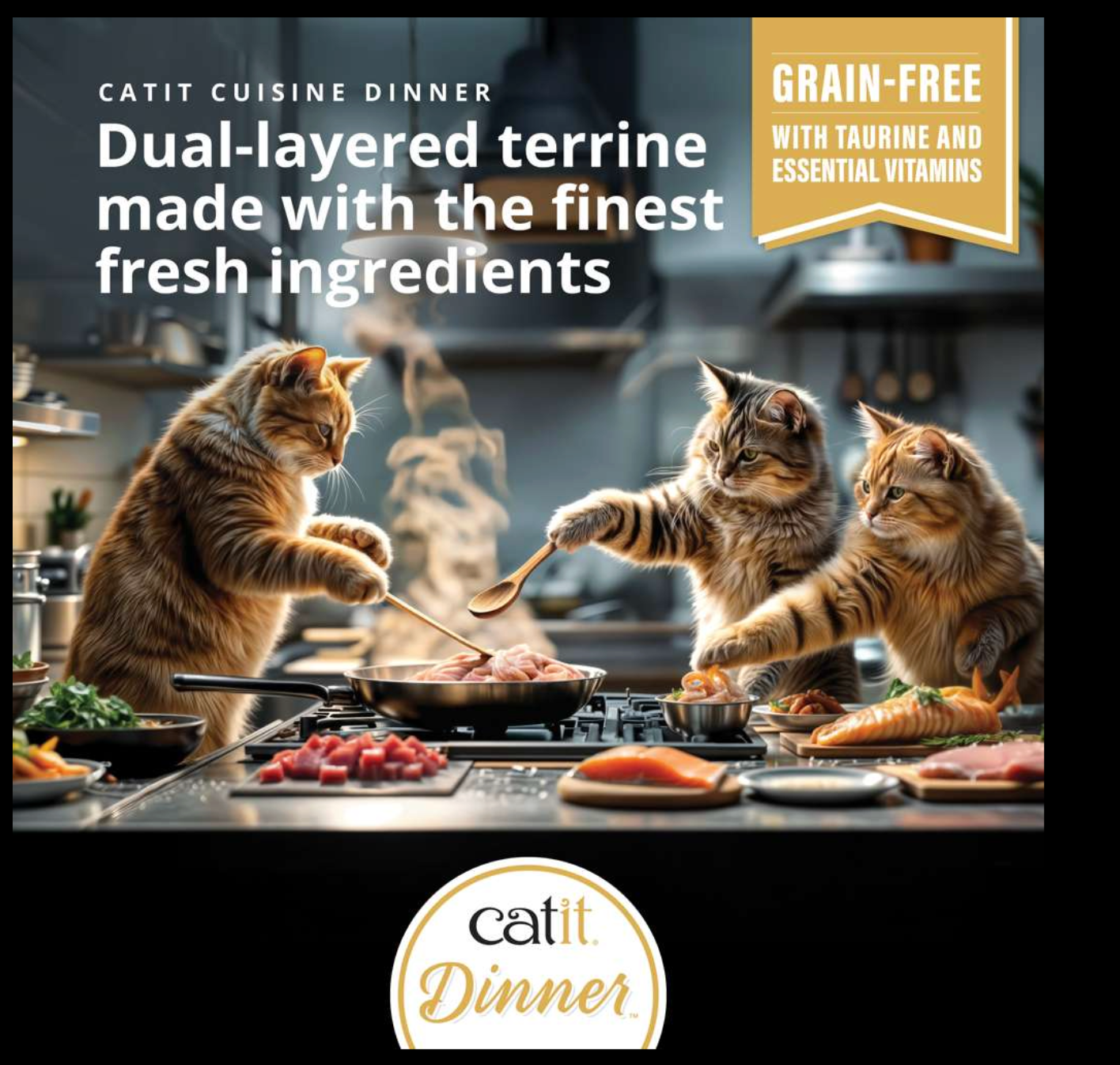 Catit Chicken Dinner Variety Pack 12x75g