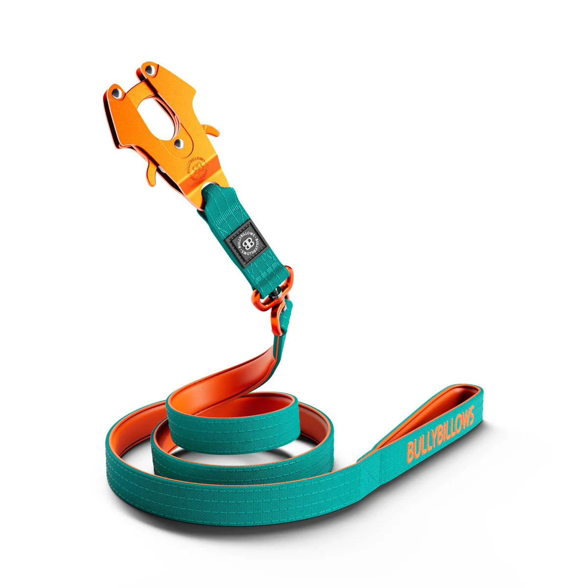 BullyBillows 1.4m Swivel Lead Turquoise/Orange