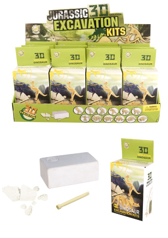 Jurassic 3D Dinosaur Dig It Kit