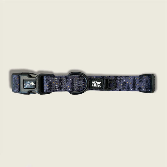 The aDoraBle Pooch Co. Midnight Forest Collar