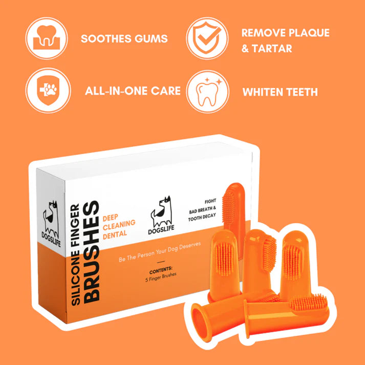 Dogslife Silicone Finger Toothbrushes
