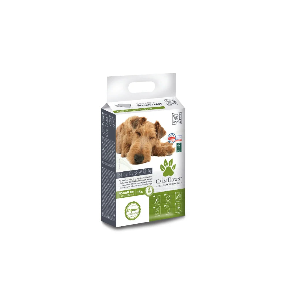 M-PETS Calm Down Travel & Home Pads - 15Pcs