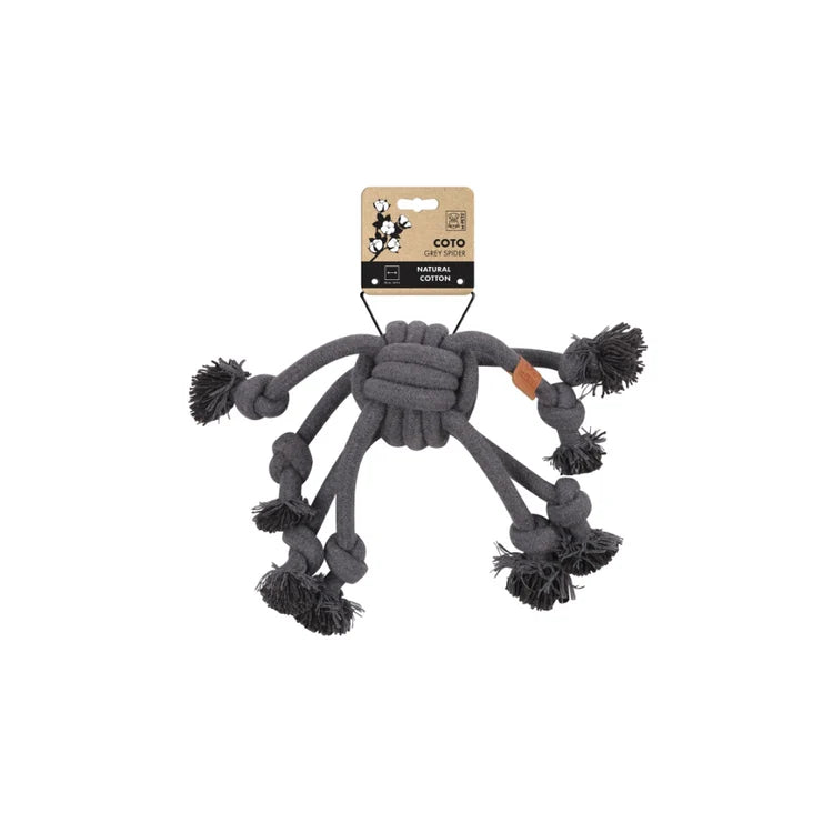 M-PETS Coto Cotton Rope - Grey Spider 38cm