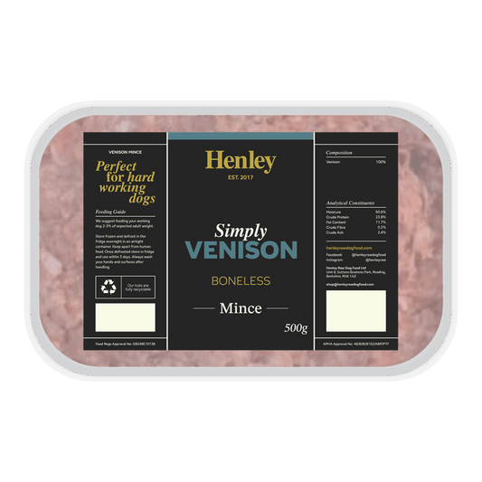 Henley Raw Simply Venison Mince 500g