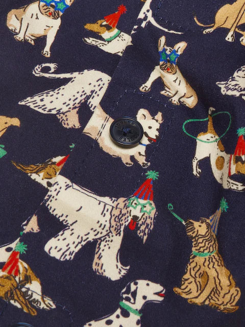 Joules Festive Dog Pyjamas - Large