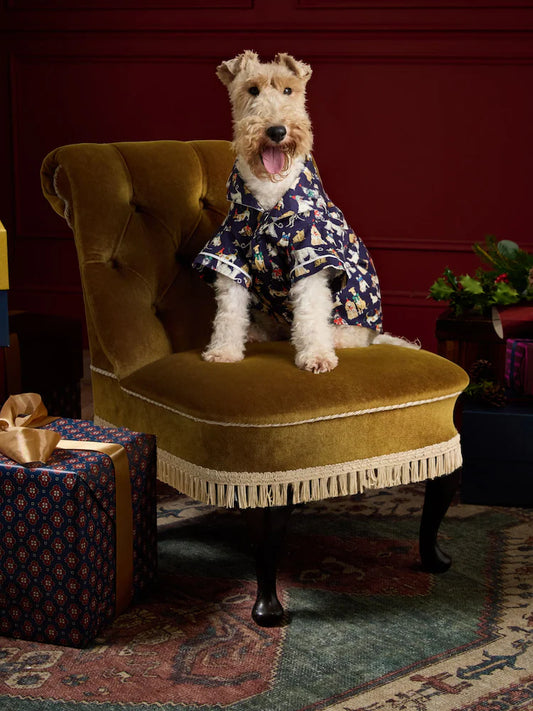 Joules Festive Dog Pyjamas