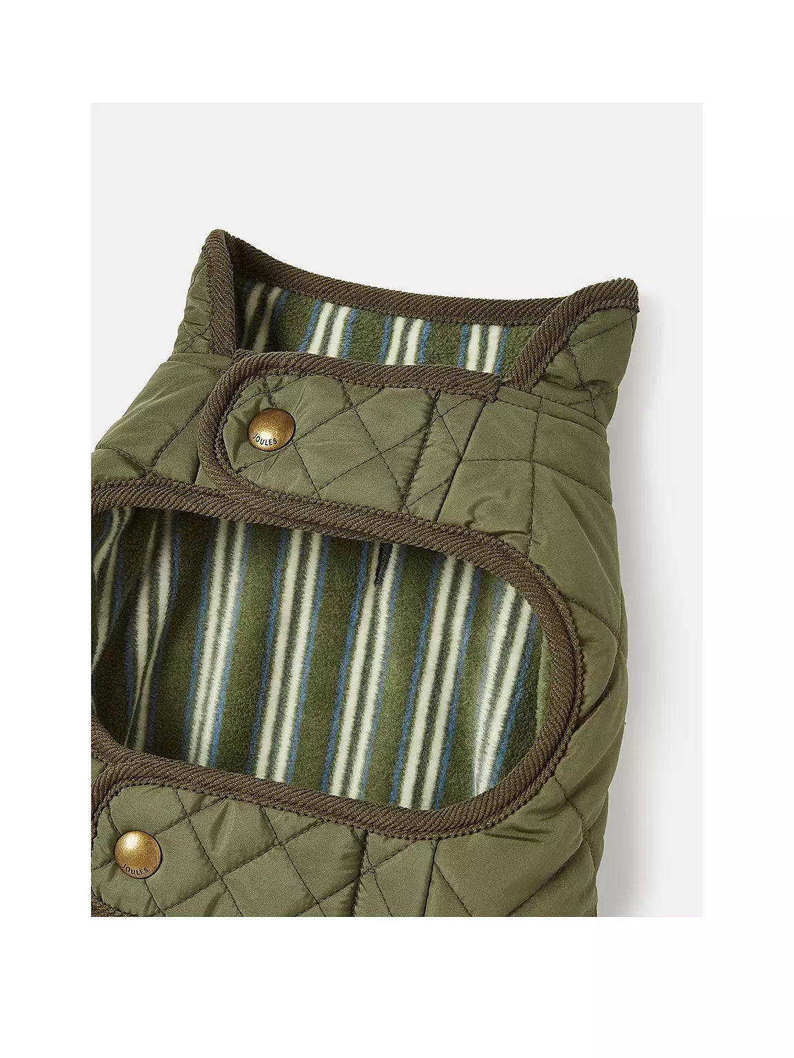 Joules Khaki Quilted Coat