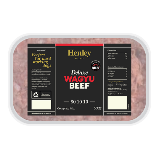 Henley Raw Deluxe Wagyu Beef 80/10/10 500g