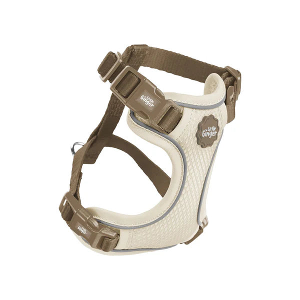 Little Ginger Small Pet Harness Cafe Latte
