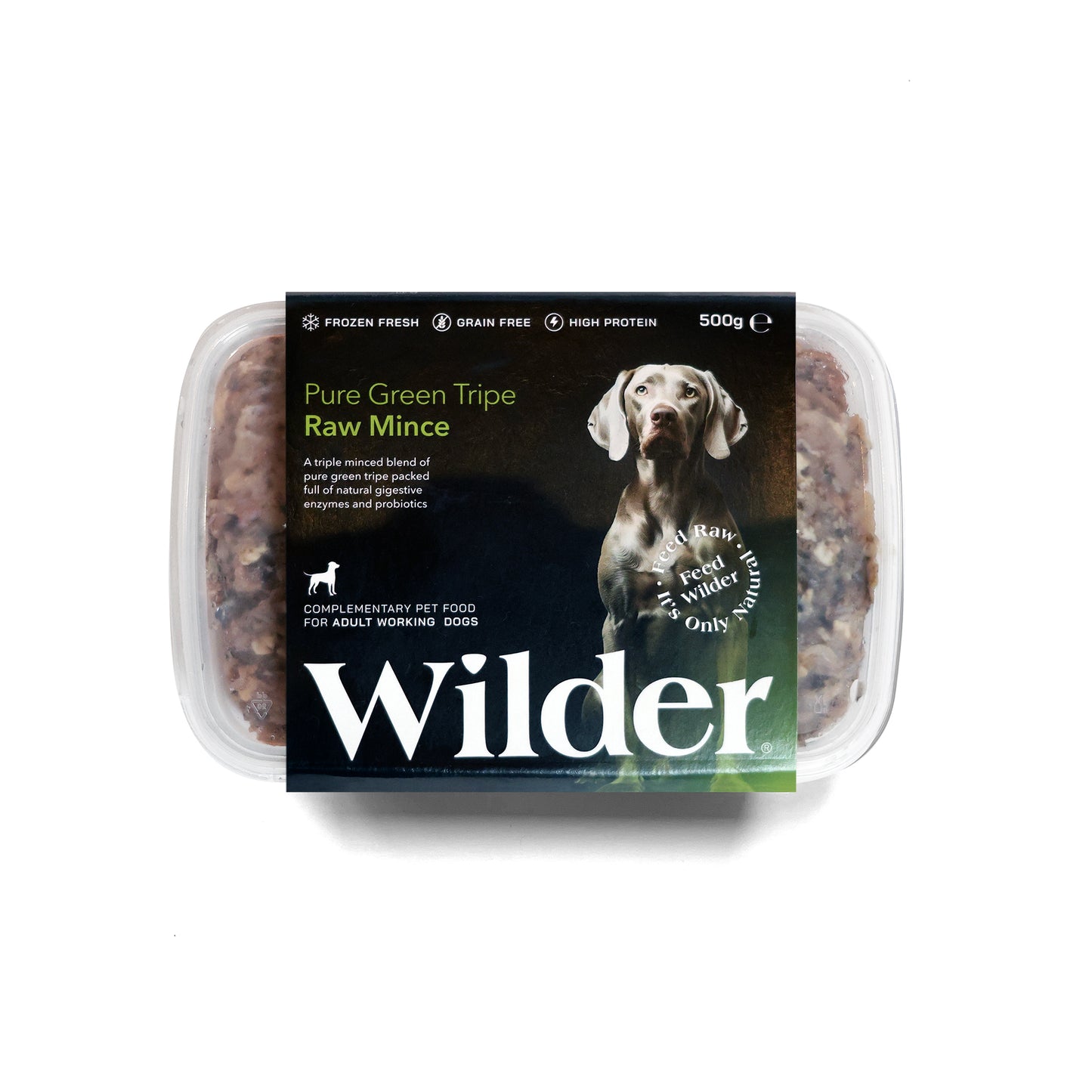 Wilder Pure Green Tripe Raw Mince 500g