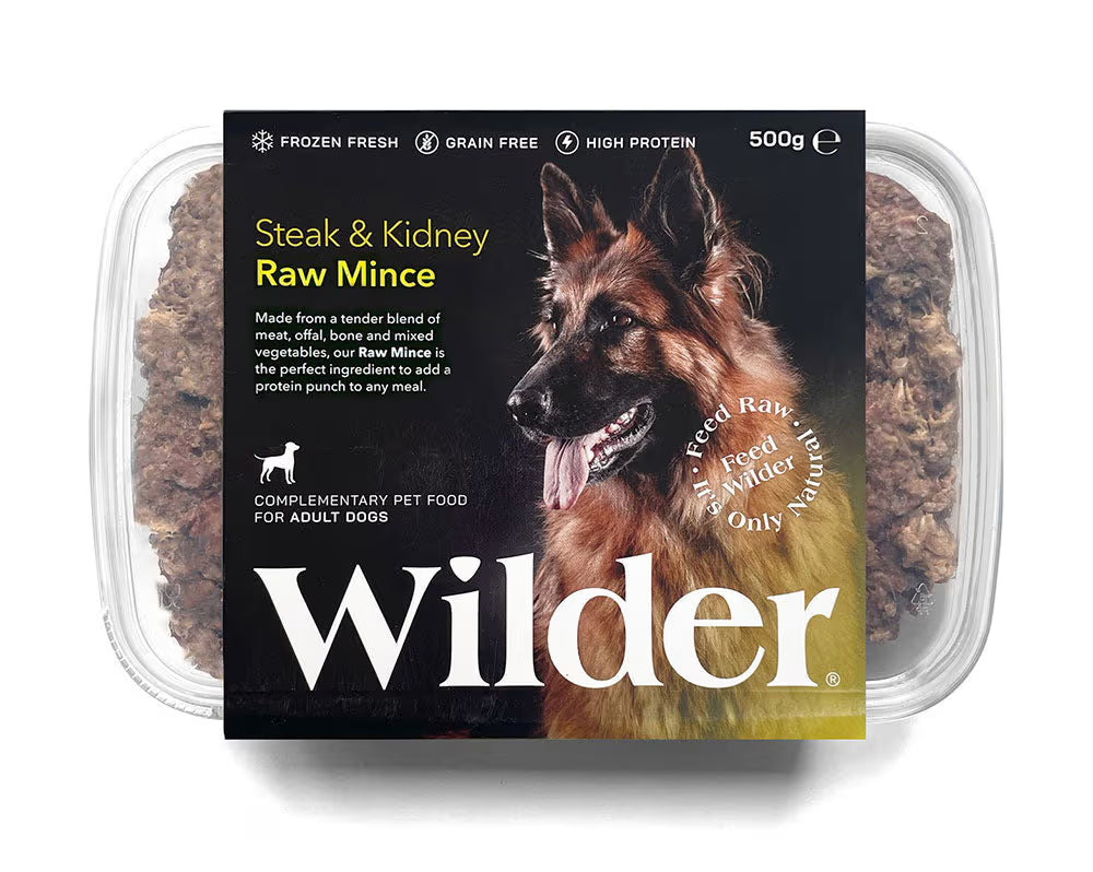 Wilder Steak and Kidney Raw Mince 500g